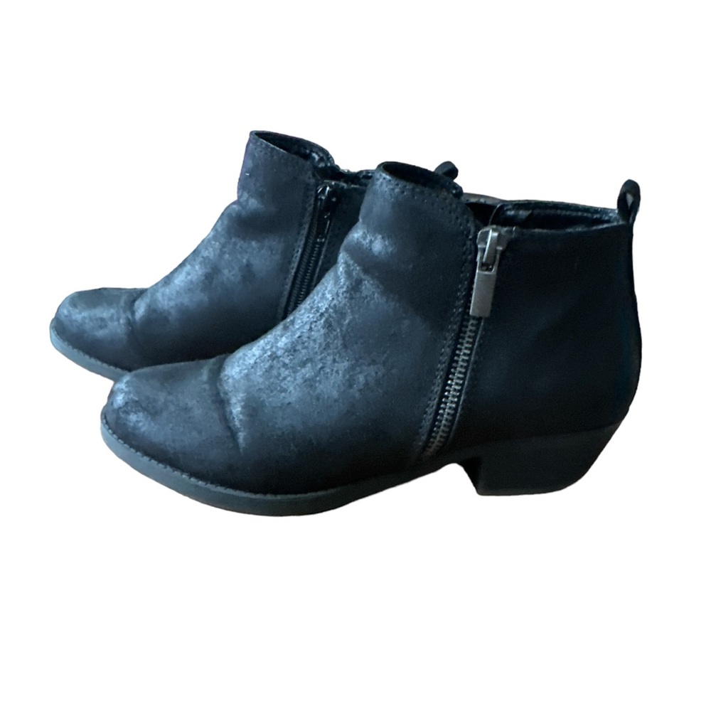 Carlos by Carlos Santana Brie Black Moto Boot Bootie 7.5